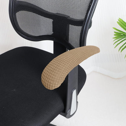 FORCHEER Office Chair Armrest Cover with Zipper 15inch Stretchable Water Resistant Computer Office Chair Arm Rest Slipcover for Desk Chairs Arm 2Pack-Army Green