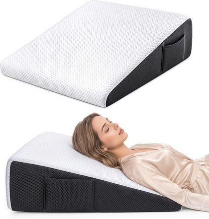 Utopia Bedding Wedge Pillow, Triangle Memory Foam Pillow 24x24x7.5 inches