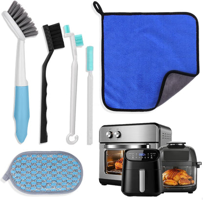 Air Fryer Cleaner Tools Kit,Air Fryer Cleaning Brush Sets,6 Pcs | Airfryer Cleaner Scrub Brush Tool Accessories