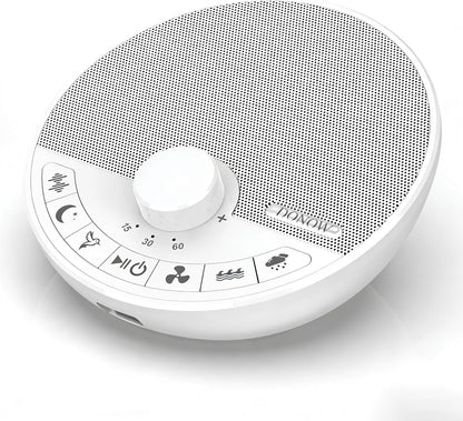 Portable White Noise Sound Machine with 24 Sleep Sounds, Bluetooth Function | Sleep Well