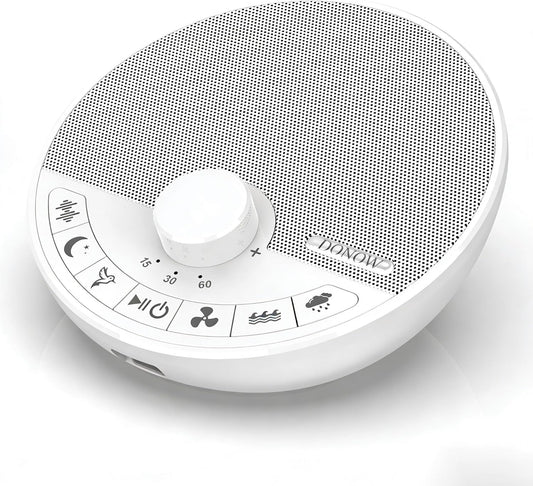 Portable White Noise Sound Machine with 24 Sleep Sounds, Bluetooth Function | Sleep Well