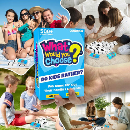 Travel Card Game for Teens, Kids, Adults - Party Games for Family Nights