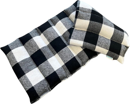 Microwavable Heating Pad (Blue Plaid/Large)