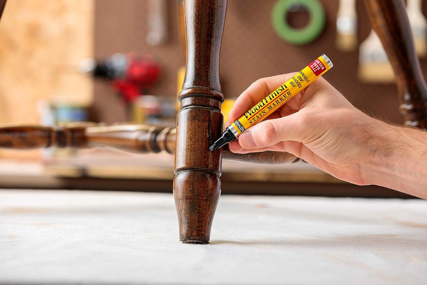 Minwax 634900000 Wood Finish Stain Marker for Touch Ups, Ebony