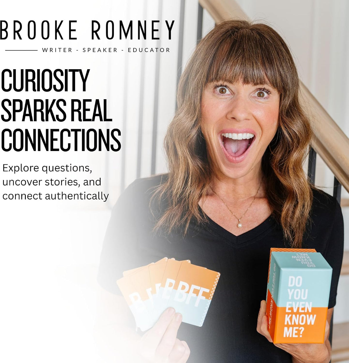 Brooke Romney Writes Do You Even Know Me? Fun Family Game – Card Games for Families & Friends