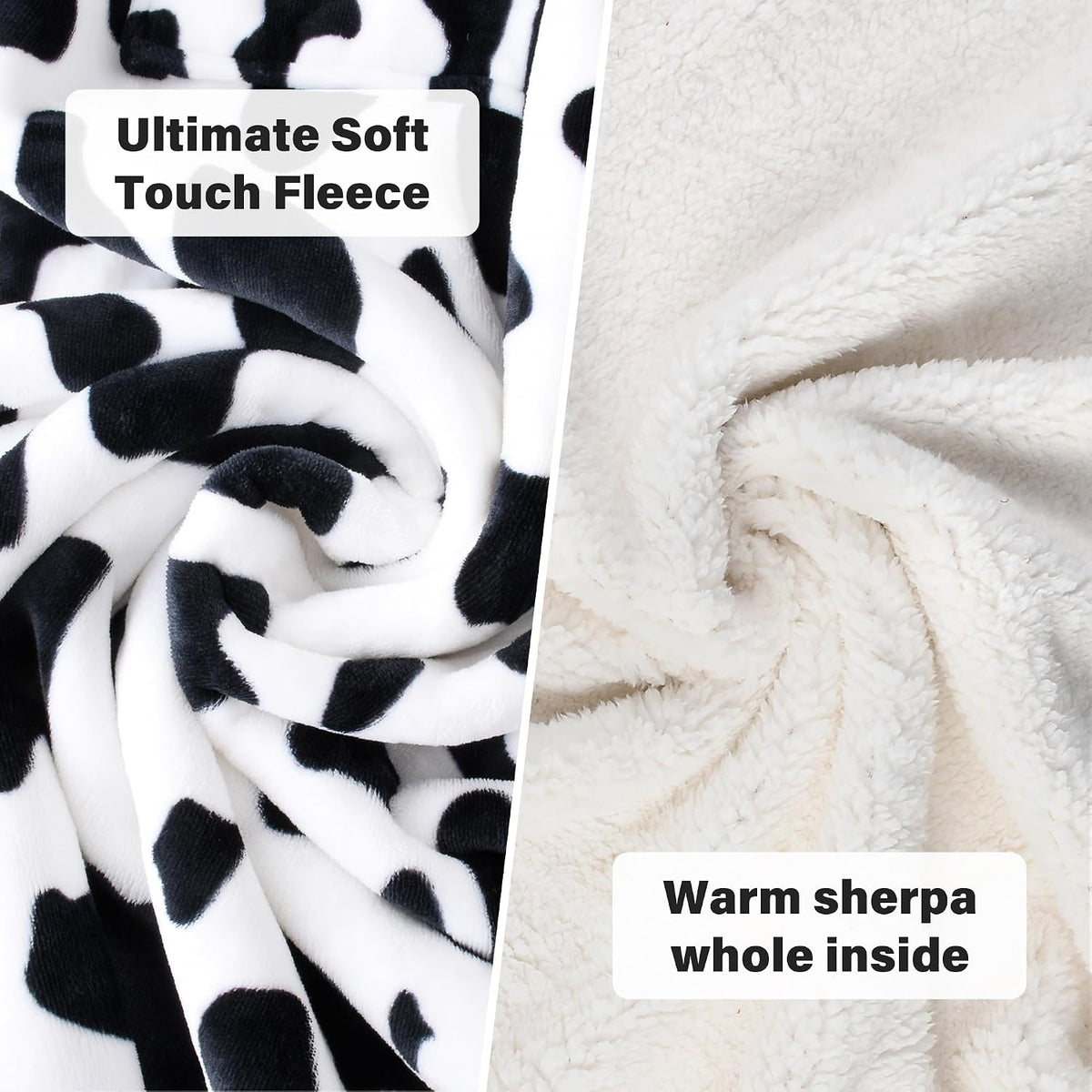 Catalonia Sherpa Wearable Blanket with Sleeves and Pocket for Adults