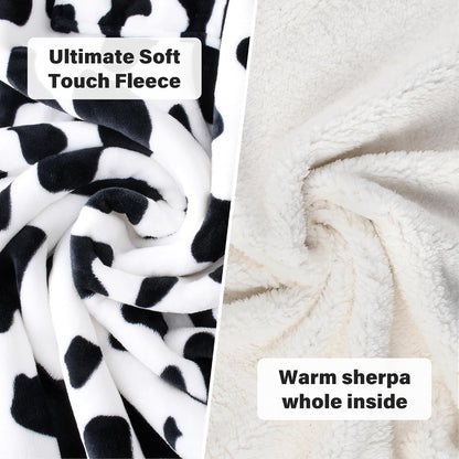 Catalonia Sherpa Wearable Blanket with Sleeves and Pocket for Adults