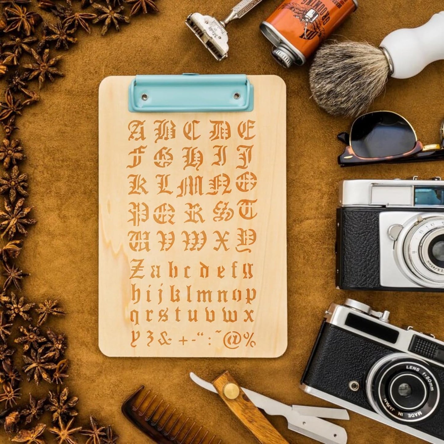 16 Pieces Journal Stencils for Dotted Journals Supplies, Happy Planner Stencils for Journaling DIY Drawing Templates Accessories Kit for Notebook Cards Scrapbook (16 Journal)