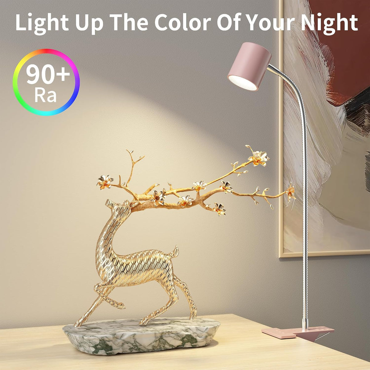 Desk Lamp USB Clip On Light,Book Lights for Reading at Night Clamp Light