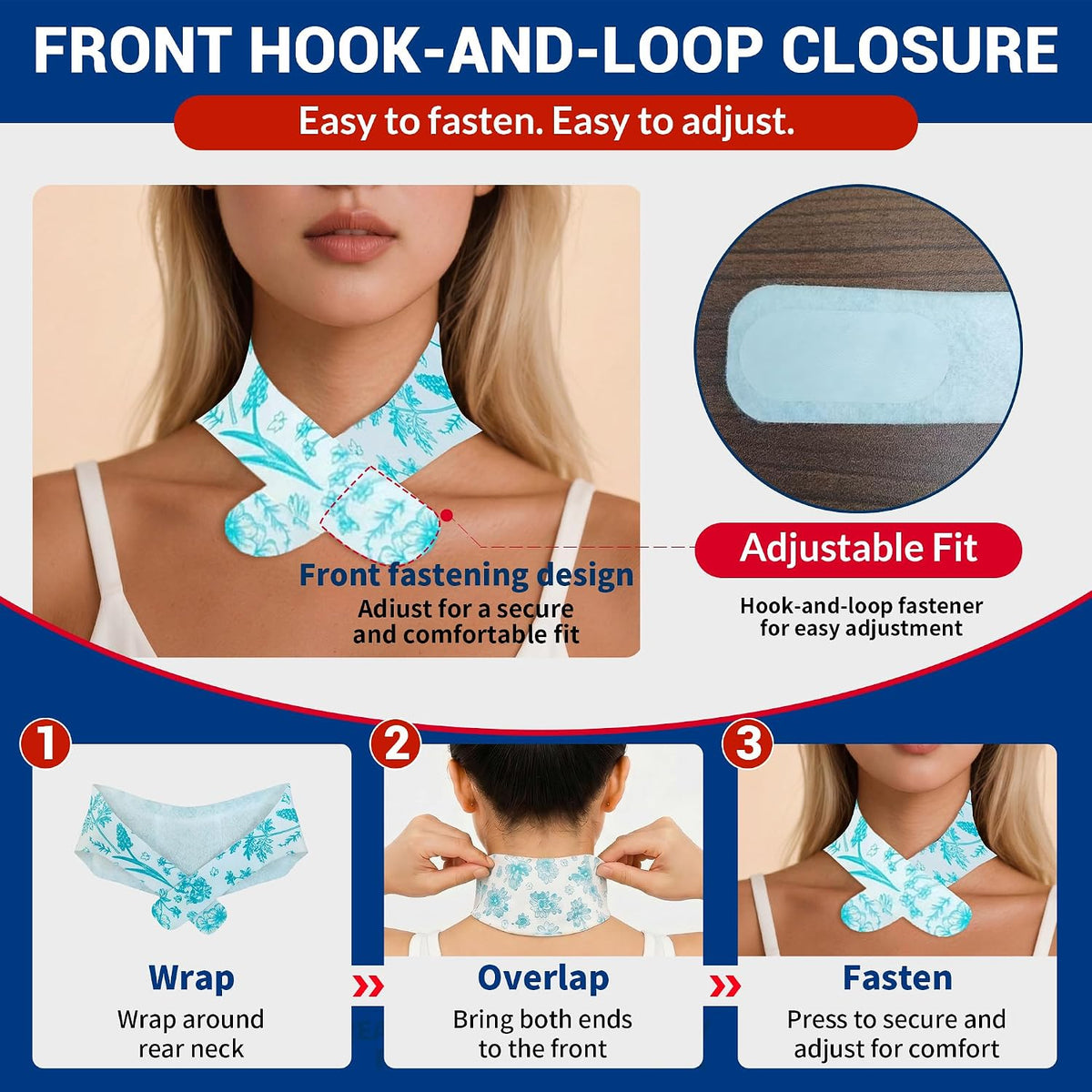 10 Count Neck Heat Wraps for Neck & Shoulder Pain Relief, Air-Activated.