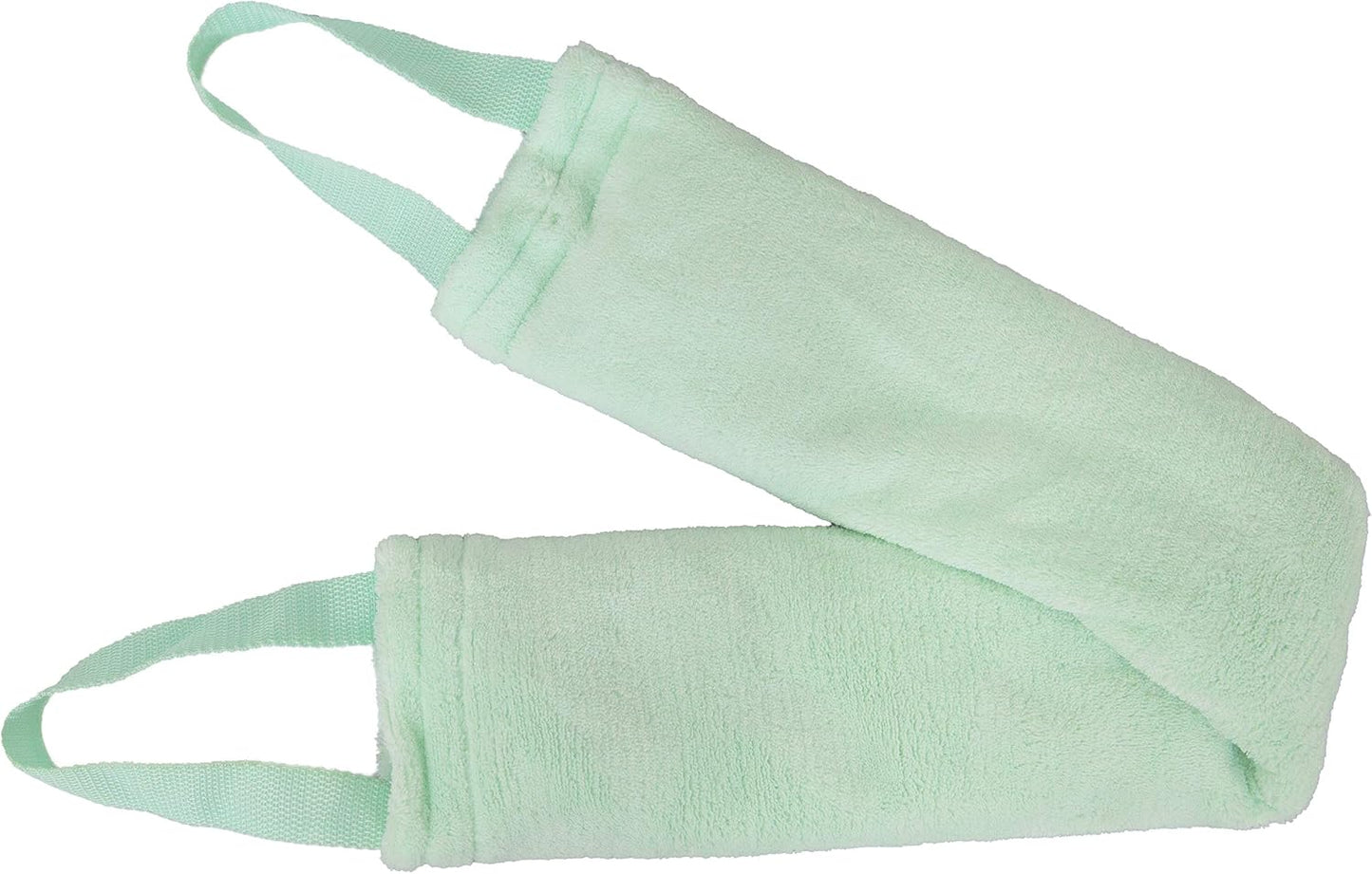 DreamTime Spa Comforts Microwaveable Hot or Cold Neck Shoulder Wrap with Aromatherapy, Lavender and Peppermint Herbal Stress Relief, Green/Brown, Blue Affirmations Print | Microwaveable Heating Pad for Shoulders and Neck, Freeze to Soothe Pain, Soft