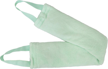 DreamTime Spa Comforts Microwaveable Hot or Cold Neck Shoulder Wrap with Aromatherapy, Lavender and Peppermint Herbal Stress Relief, Green/Brown, Blue Affirmations Print | Microwaveable Heating Pad for Shoulders and Neck, Freeze to Soothe Pain, Soft