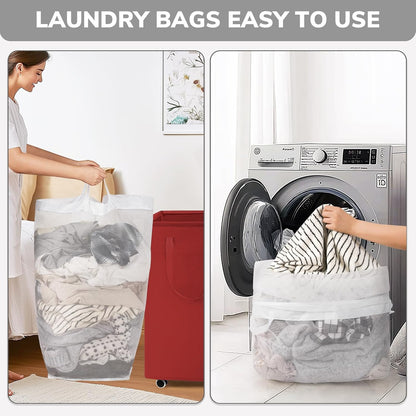 Goodpick 75L Laundry Basket with Wheels & Removable Wash Bag for Dorm | Rolling Laundry Basket with Handles for Dirty Clothes, Fodable Hamper for Laundry Room, Dorm Room Essentials, Grey