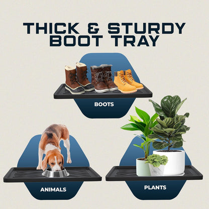 Milato Boot Tray – Extra Large – 18 x 36 in – 45 x 91cm (1 Pack)
