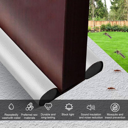 Wanheart Under Door Draft Stopper 38 Inch, Door Sweep for Bottom of Door | Draft Blocking, Small Gap Fit, Trim to Size, No Adhesive, Wipeable Cover