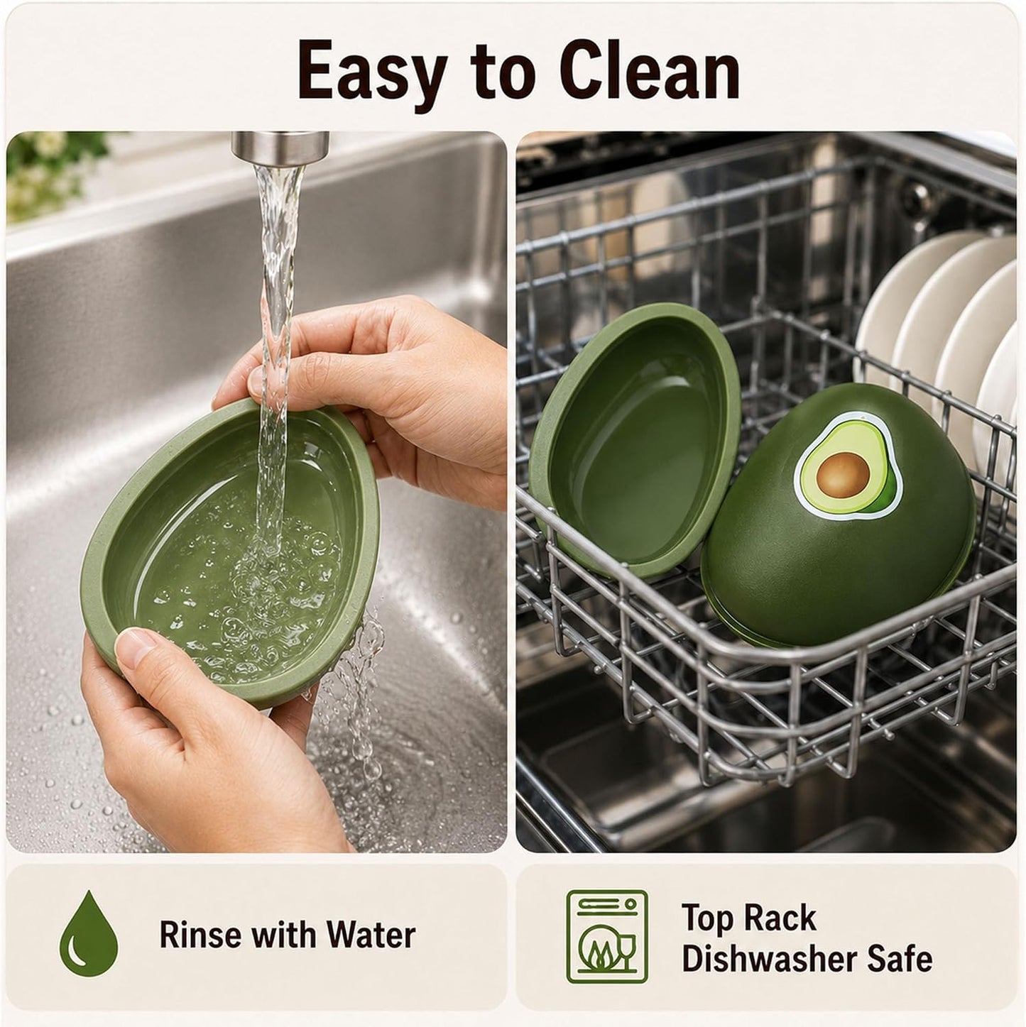Avocado Keeper Saver Avocado Storage Containers With Lid | Onion Avocado Tomato Saver Fruit vegetable Holder Storage (Avocado Holder)