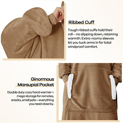 yescool Wearable Blanket Hoodie as Christmas Birthday Gifts for Women Mom - Colors B