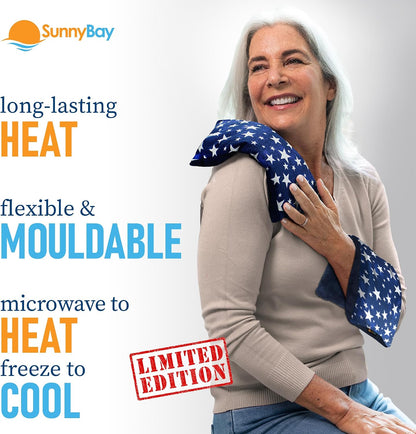 SunnyBay Heating Pad, Neck and Shoulder Wrap, 6x11 inch, Pink