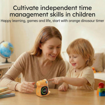 Visual Timer for Kids 99 Minute Digital Potty Training Timer for Homeschool | Dual sound; Dinosaur Look; Long Battery Life