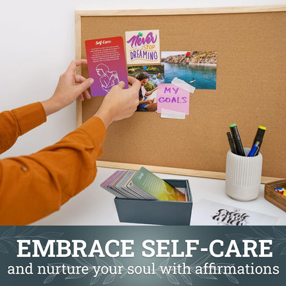 Meditation Cards for Anxiety Relief - Daily Affirmation Cards for Women