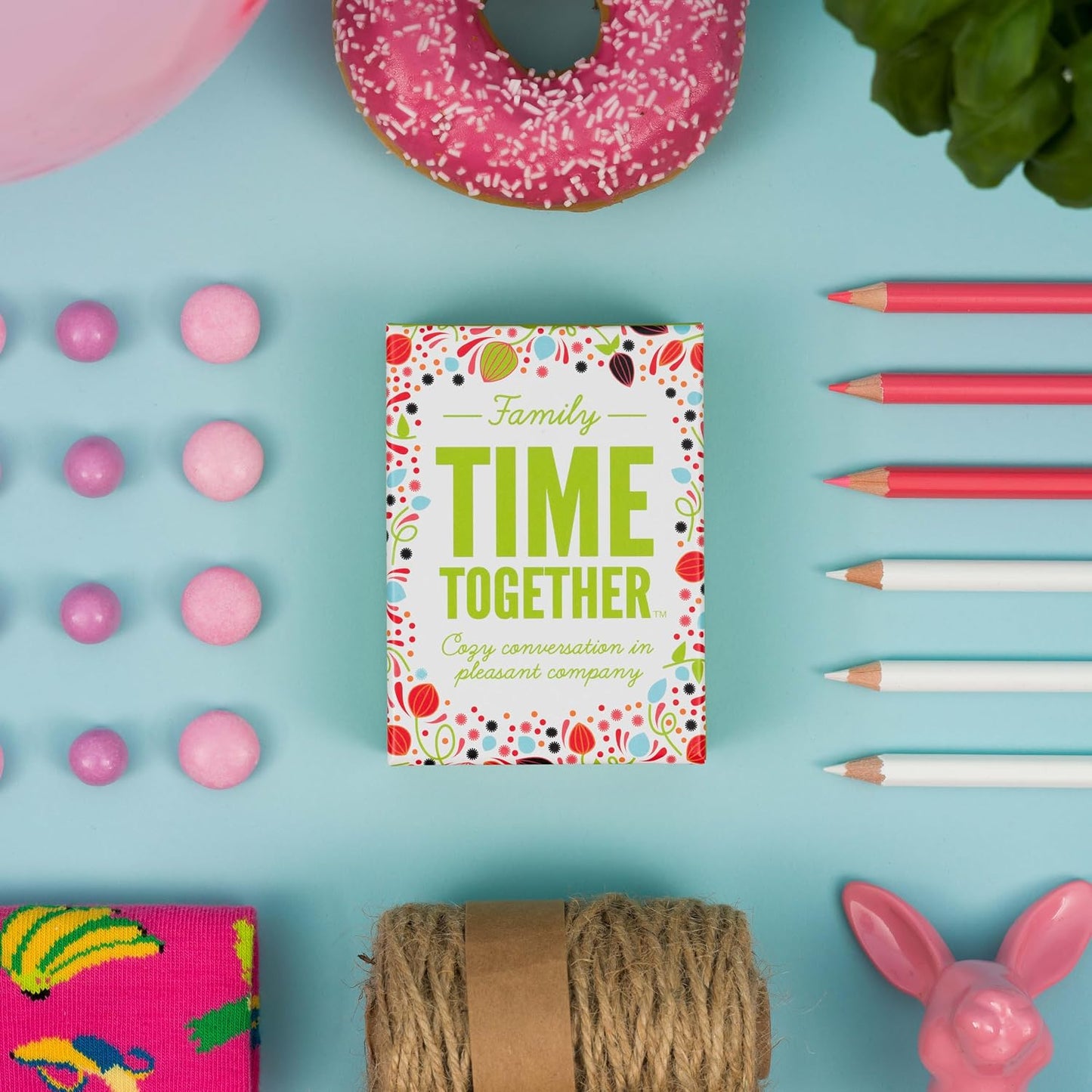 Hygge Games Time Together Family Game – Fun Conversation Starters Card Game for Families,