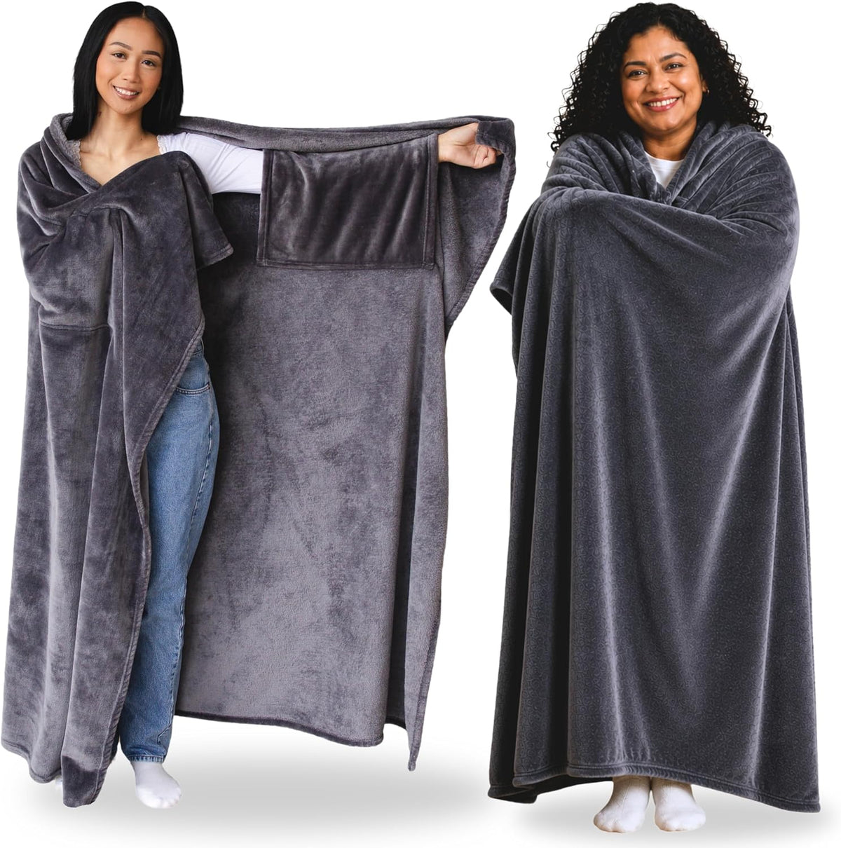 Super Blanky Wearable Blankets for Women & Men, Dorm Room Essentials, Gift for Her, Gifts for Women, Wife Birthday Gift Ideas