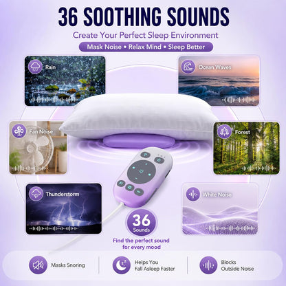 Under Pillow Bone Conduction Speaker, Portable White Noise Machine