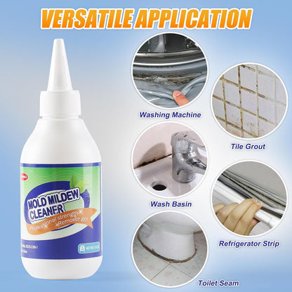 GELIVABLE Mold Mildew Cleaner Gel Household Cleaner for Wall Tiles Grout Sealant Bathroom Cleaning Home Kitchen Sinks Cleaning - 8 Fl.Oz(Pack of 1)