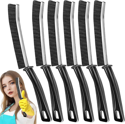 3Pcs Hard-bristled Crevice Cleaning Brush, Multifunctional Thin Gap Scrub Brush, Bathroom Cleaner Tools for Household Use, Kitchen, Window, Toilet, Grout, Faucets, Car