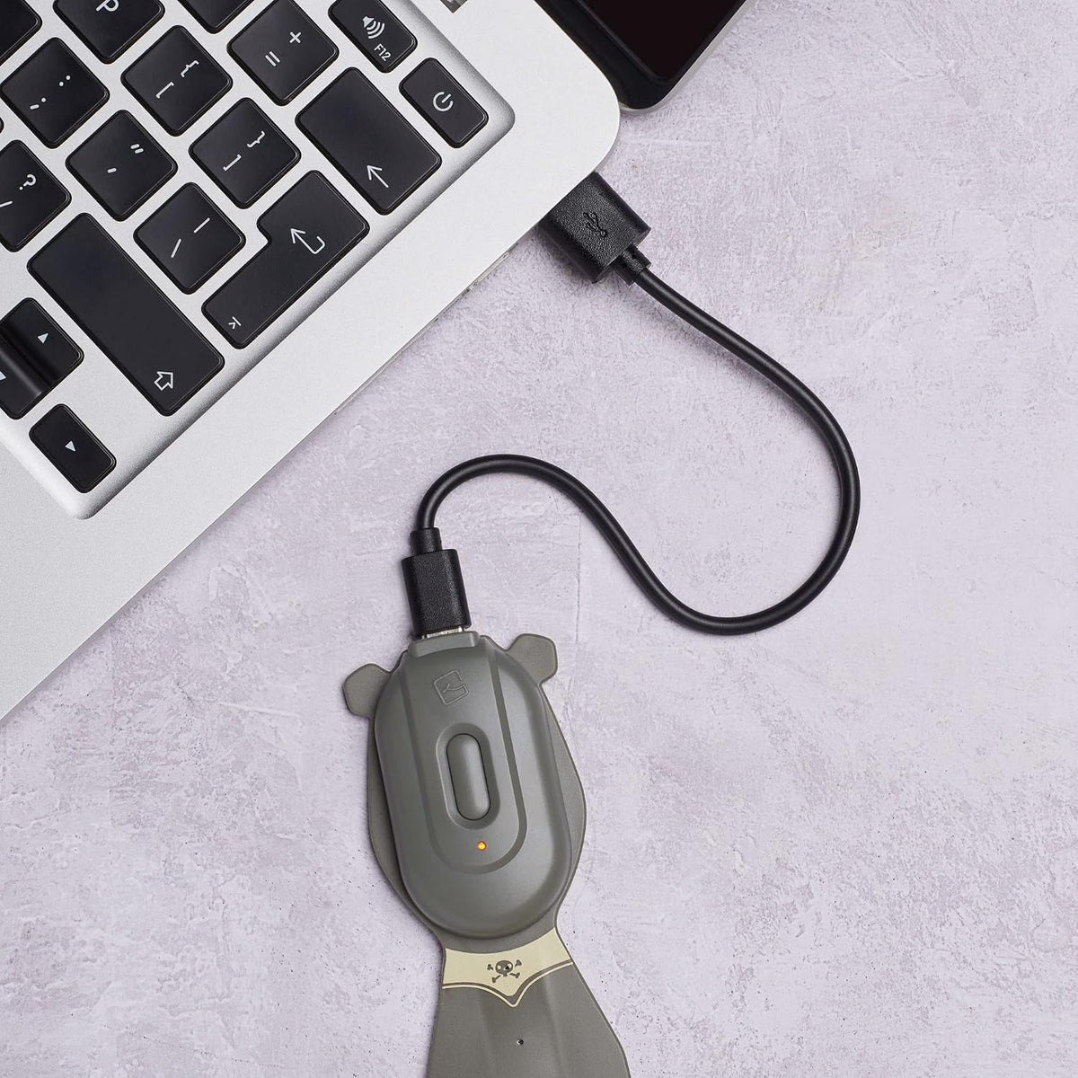 Gifts for Readers & Writers Rechargeable Book Light for Kids, Clip On Reading Light for Bed, 2in1 Flexilight Pals & Bookmark, 12 Hours of Light Once Charged, Includes USB Cable & 2 LED Lights, Dog