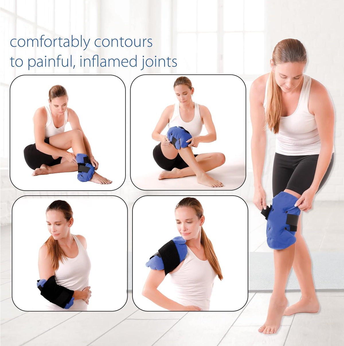 Reusable Hot & Cold Therapy Pack for Knee, Back, Shoulder & Ankle Pain (Cervical - 6 x 20 inch)