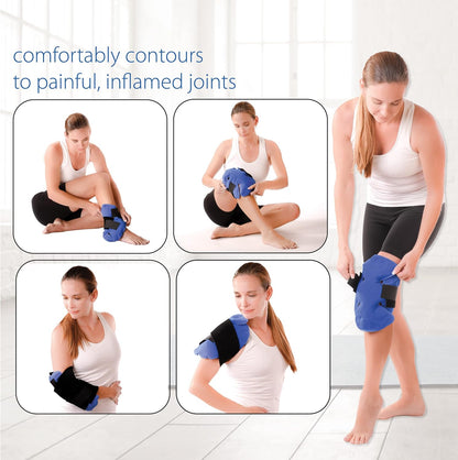 Reusable Hot & Cold Therapy Pack for Knee, Back, Shoulder & Ankle Pain (Cervical - 6 x 20 inch)