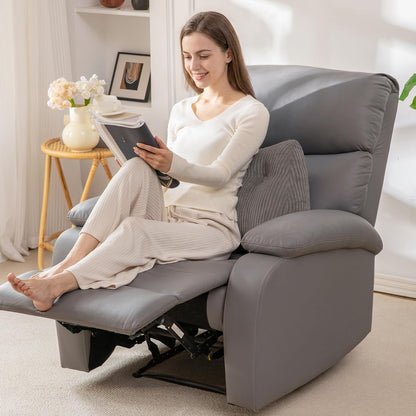 Lumbar Support Pillow for Recliner Chair/Accent Chair/Couch/Office Chair, Tufted Corduroy Back Support Cushion for Elderly, M-Shaped Recliner Cushions for Back Rest, Pain Relief, Reading, Dark Grey