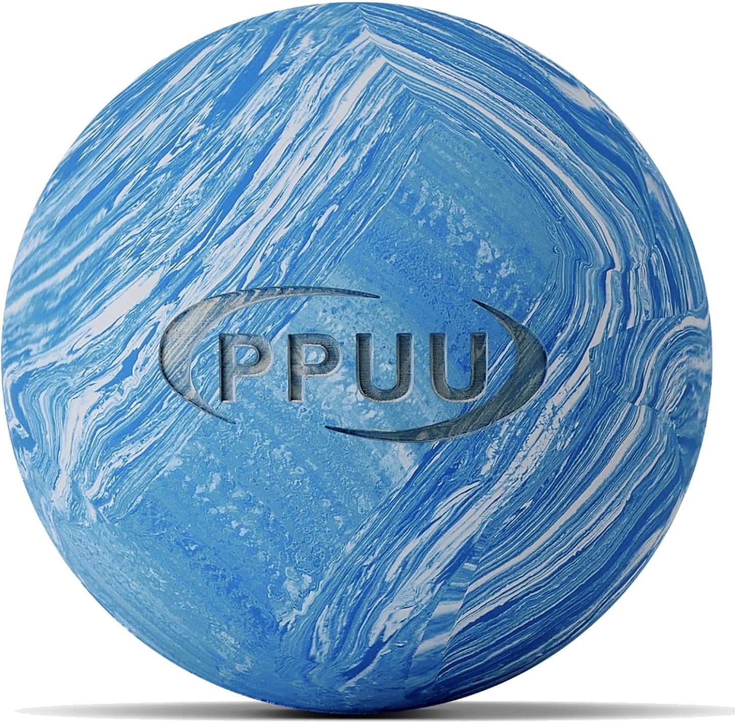 Lacrosse Ball Massage Ball for Myofascial & Trigger Point Release, Muscle Knots, Yoga Therapy – Improves Joint Mobility & Relieves Pain – Back, Neck, Chest, HIPS, Legs – 2.5-Inch Solid Blue Rubber
