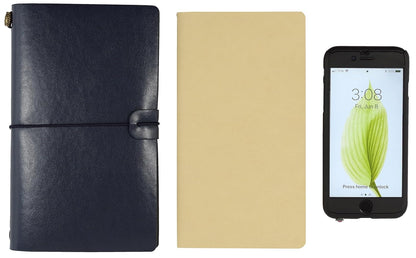 Voyager Refillable Notebook - Midnight Blue (Traveler's Journal, Planner, Notebook)
