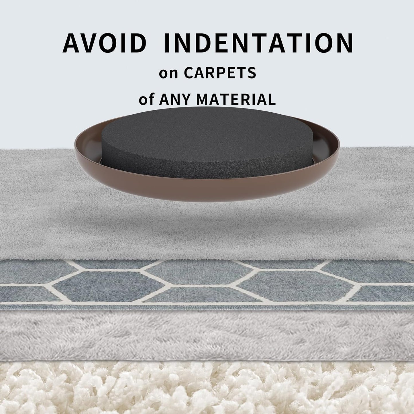 Furniture Sliders, 20pcs-3 1/2” Furniture Sliders for Carpet, Furniture Pads Hardwoods Floors, Heavy Duty Furniture Movers Sliders, Reusable Furniture Moving Pads, Floor Protectors for Carpet