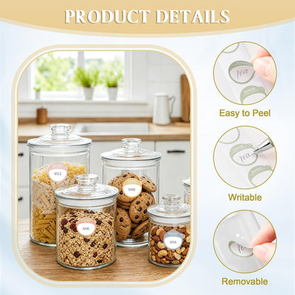 Sayglossy 7000 Pcs Day of the Week Food Labels, Removable Date Stickers for Food, Monday to Sunday Dots, Self Adhesive Stickers for Restaurant Kitchen Container & Organization(Macaron Color,Round)