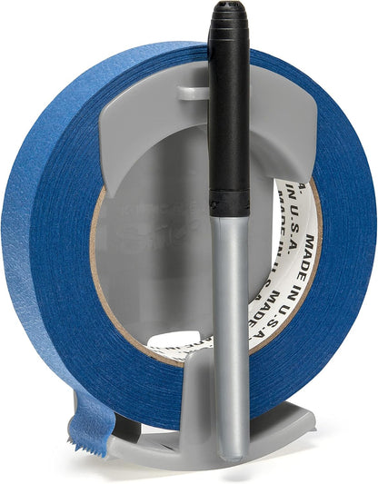 Kitchen Stickin’® Tape Dispenser, Wall-Mounted Tape and Label System, Easy One-Handed Operation, Affordable Labeling for Kitchens, Garages, Offices, Restaurants, Meal Prep, and Home Organization