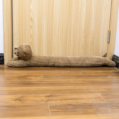 SWISSELITE 36 Inch Under Door Stopper, Decorative Door Noise Blocker | Weighted 3.2 Pounds Animal Air Draft Stopper Soundproof Energy Saver for Door & Window