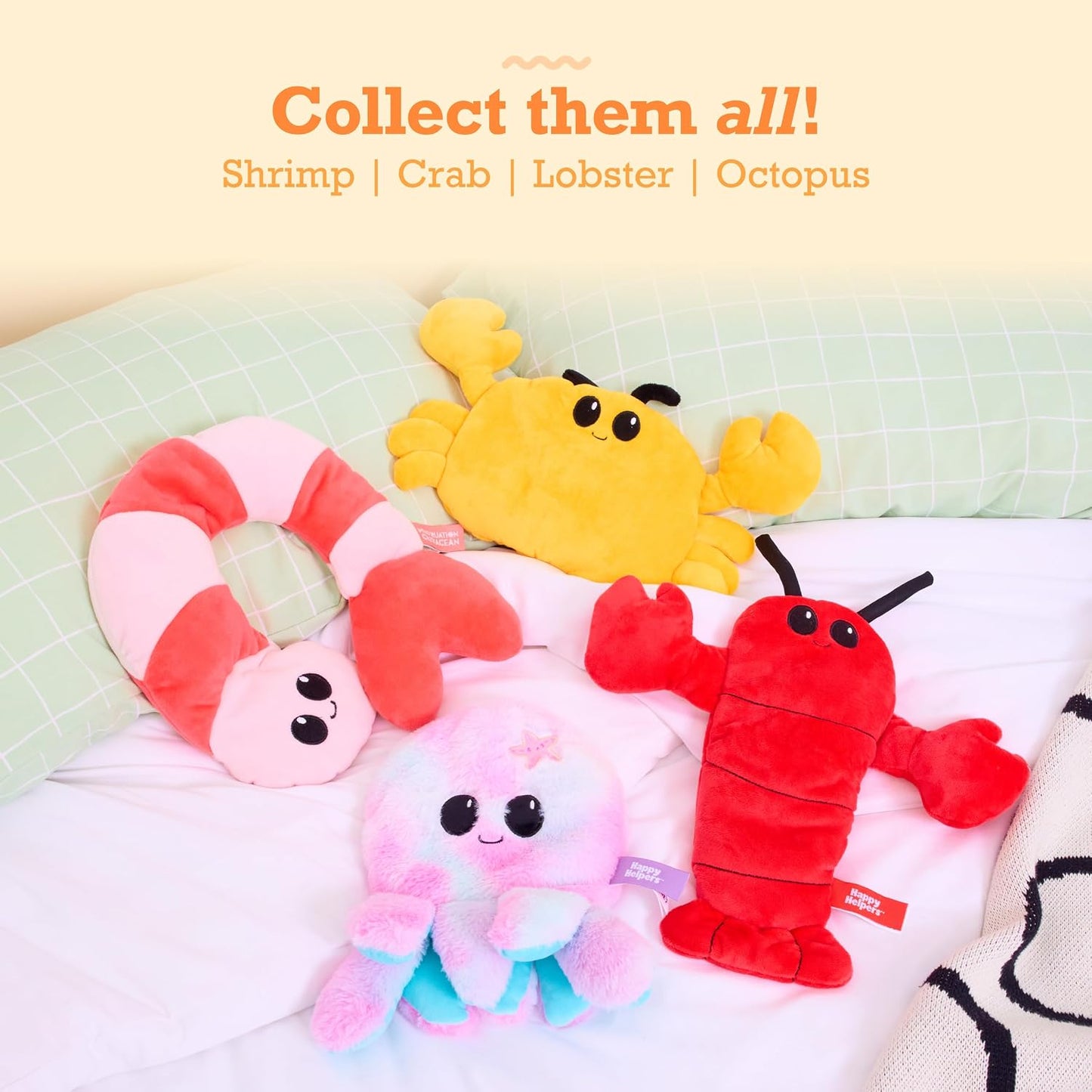 Menstruation Crustacean Lobster by Relatable, Microwavable Heating Pad for Period Cramps, Cuddly Plushies, Great Gift Ideas for Loved Ones of All Ages, Includes 1 Lavender Scented Heating Pad Plushy