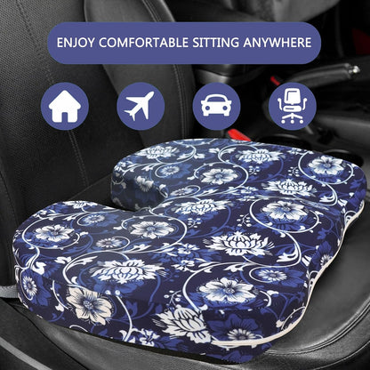 Tailbone Pain Relief Cushion, Memory Foam Seat Cushion for Coccyx Sciatica Pain Pressure Relief Office Desk Chair