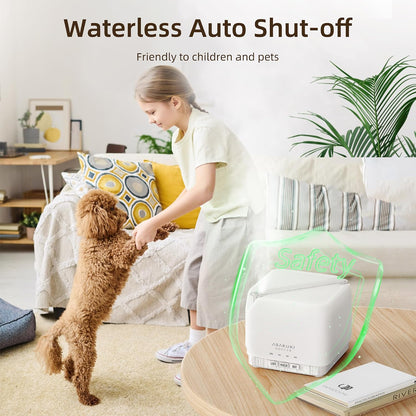 ASAKUKI Essential Oil Diffuser Smart WiFi Humidifier 700 ml | Easy Connect with Alexa and Google Home, Phone App & Voice Control, Customized Schedule Timers and LED Light