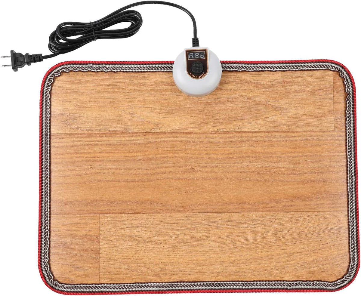 Livtribe Heated Floor Mat for Foot, Carbon Crystal Heated Foot Warmer