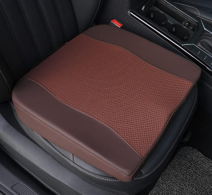 Lofty Aim Car Seat Cushion, Memory Foam Car Seat Cushions for Long Driving | Comfy Car Seat Pillow for Pain Relief, Driver Seat Cushion Adds Height, Butt Cushion for Car, Truck, Office Chair, Black