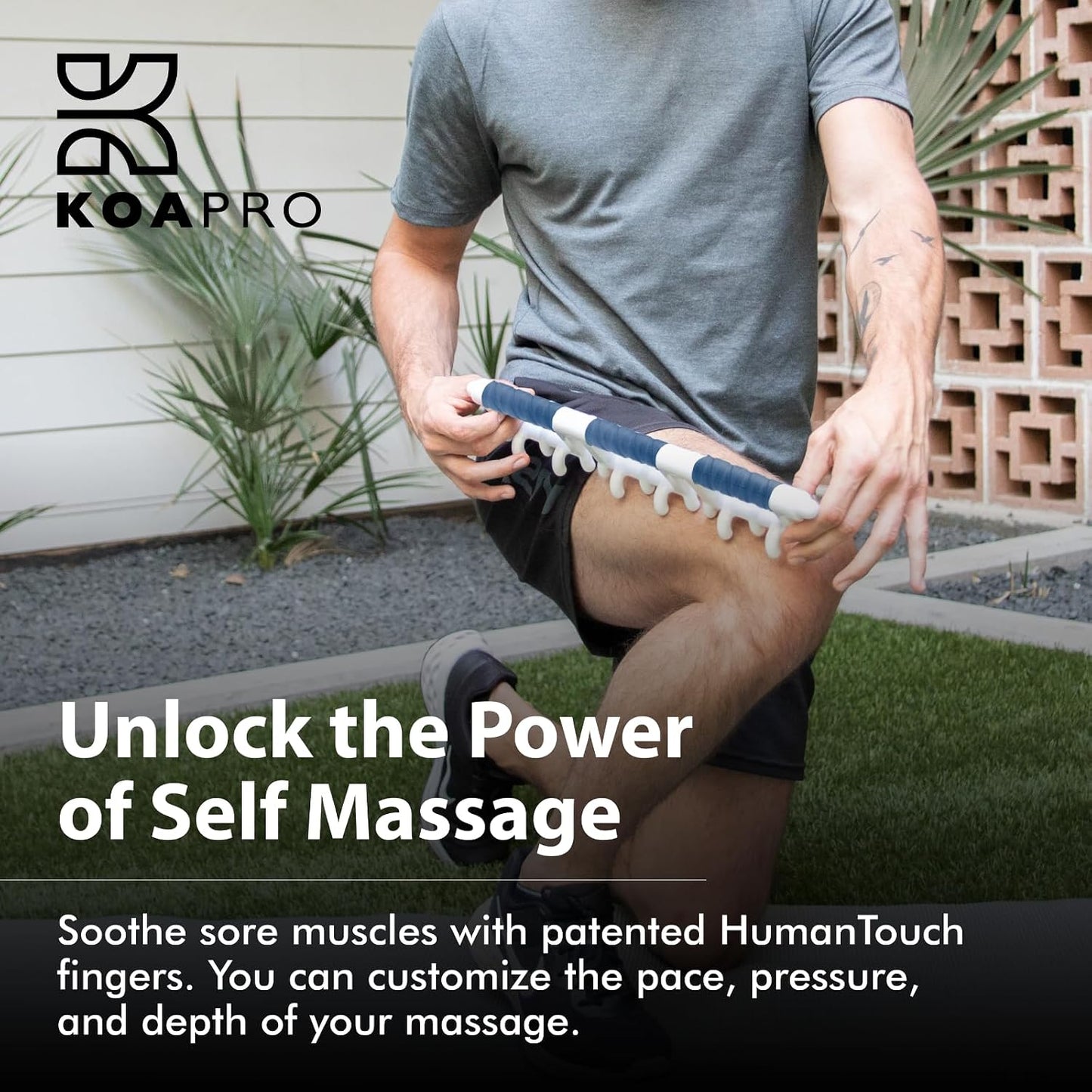 KOAPRO Trigger Point Fascia Stick Tools - Graston Gua Sha Scraping Massage - Deep Tissue Pressure Point Back Shoulder Neck Massager Full Body Physical Therapy Tools