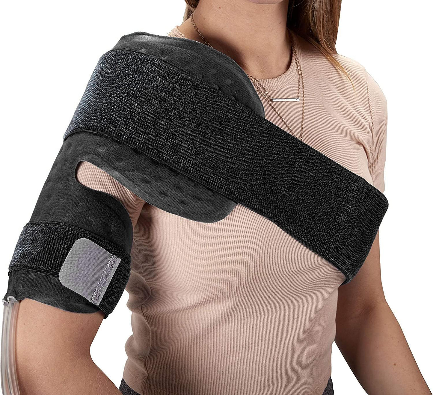 Cold Water Therapy Versatile-Fit Pad for PMT Cryotherapy Unit - Post Surgery and Injury Recovery - Pad Only for Circulating Ice Machine for Knee, Shoulder Pain Relief - with Custom couplings