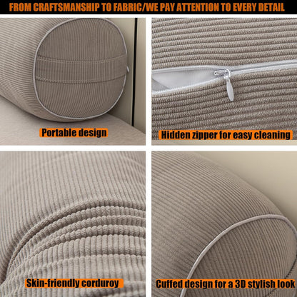 Neck Support Pillow Couch Pillows Large 24*8in for Bed, Sofas,Cars