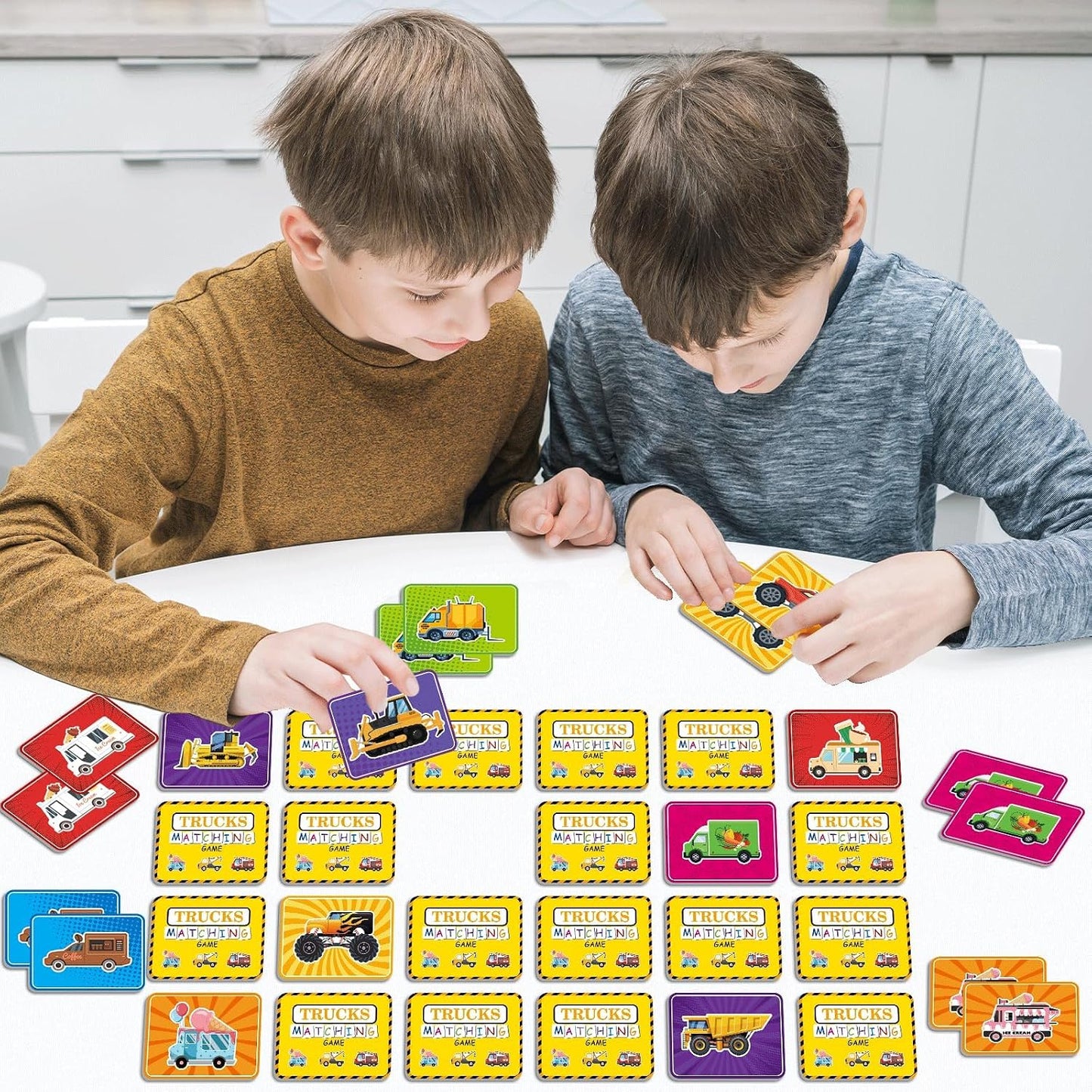 gisgfim 100 PCS Memory Matching Game Famous Paintings Concentration Memory Card for Adults Learning Educational Game A Fun & Fast Artworks Theme Matching Games