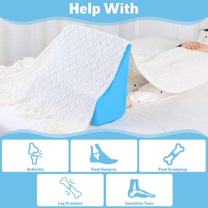 ROYALAY Blanket Lifters for Foot of Bed, Foot Tent Blanket Support Holder for Surgery Recovery, Foot Block Pillow Cradle Tent Sleep Support Supplies for Foot, Ankle, Leg, Knee, Toes Pain(S)