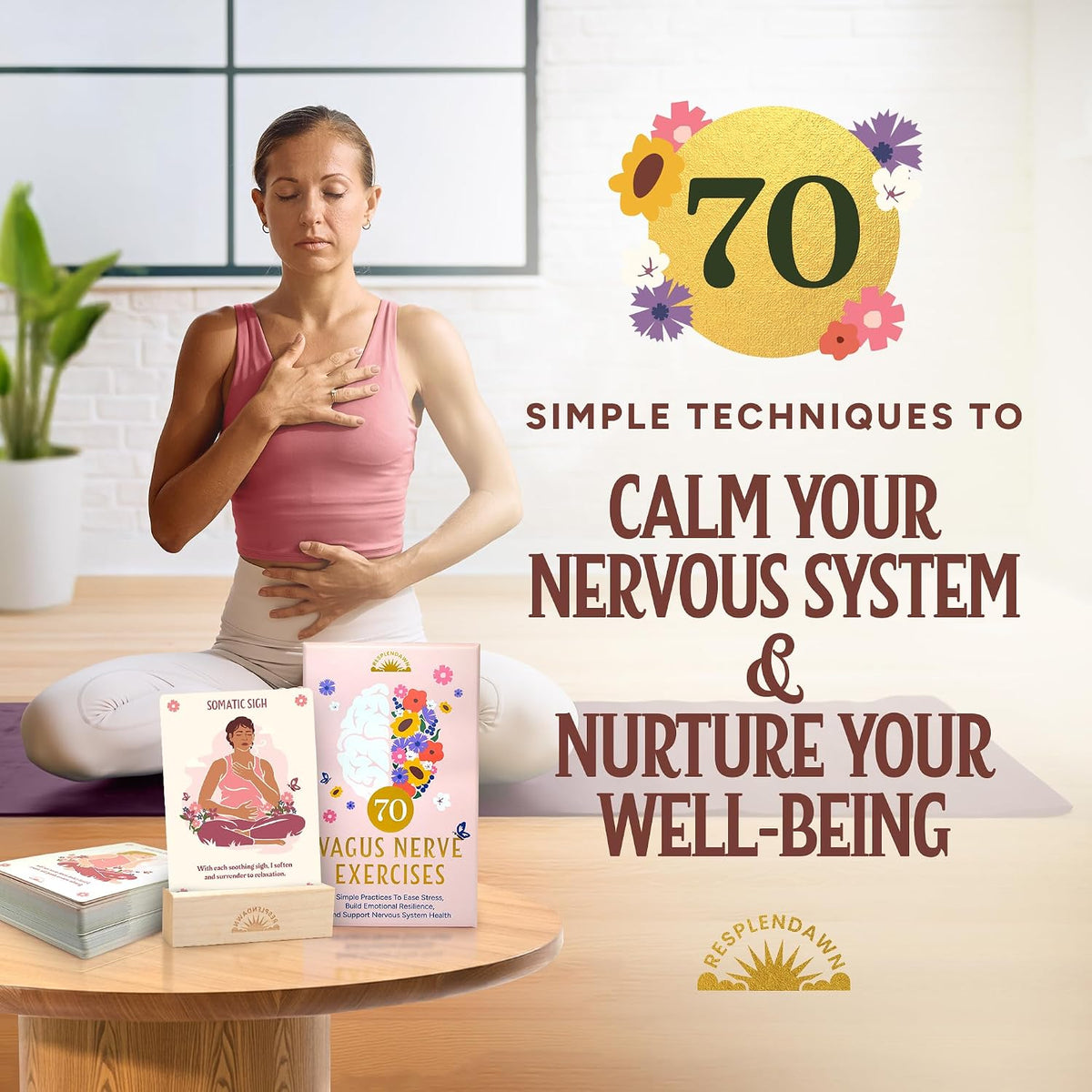 70 Vagus Nerve Exercises - Cards for Nervous System Regulation